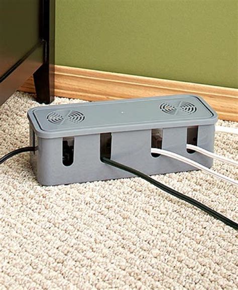 electrical cord storage box|extra large cable storage box.